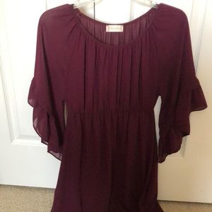Maroon Dress